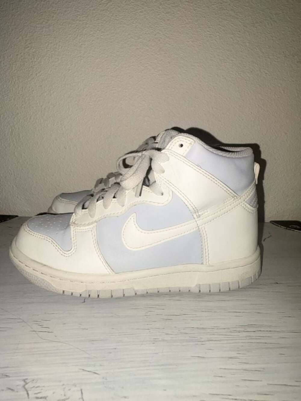Nike Dunk High (GS) Summit White-Pure Platinum 4Y DB2179-107